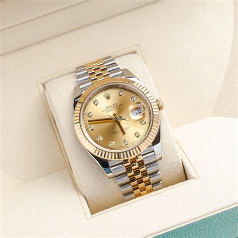 rolex datejust 41 jubilee champagne diamond dial|rolex datejust 41 release date.